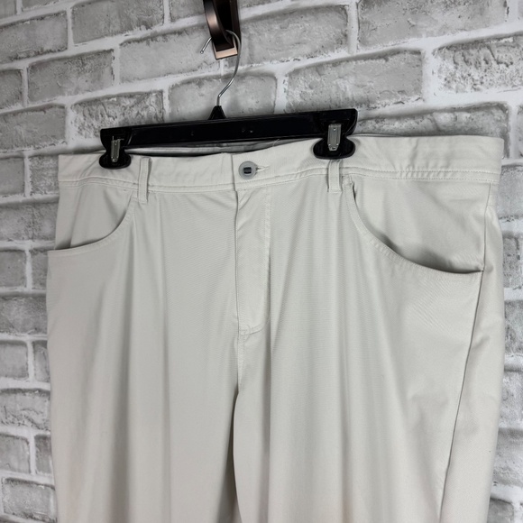 PUMA Dealer 5 Pocket Pure White Performance Stretch Golf Pants Mens 40 x 32 - Picture 2 of 10